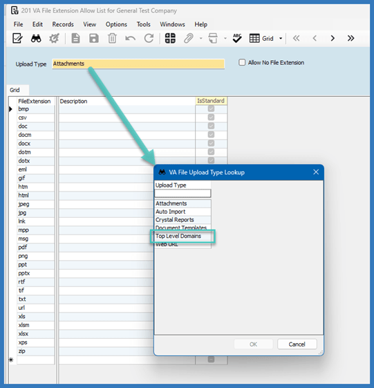 VistaFile Extension Allow List ConstrucTech Consulting Bringing construction and technology